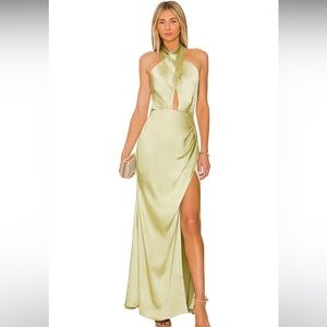 ELLIATT - Begonia maxi dress in avocado